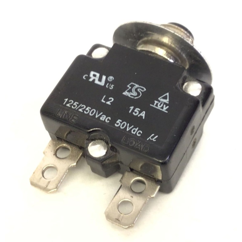 Smooth Fitness 9.45ST Treadmill Power Entry Circuit Breaker 15A 9.45ST-406