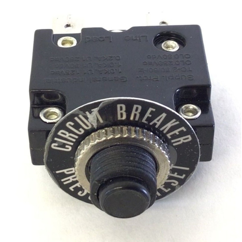 Cybex 360A  362A  Arc Trainer Elliptical Press Button Circuit Breaker KEF-22041