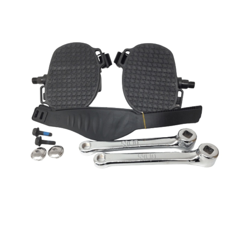 Horizon Fitness Elite U7-UB Stationary Bike Crank & Foot Pedal Pair Assembly 1000353790