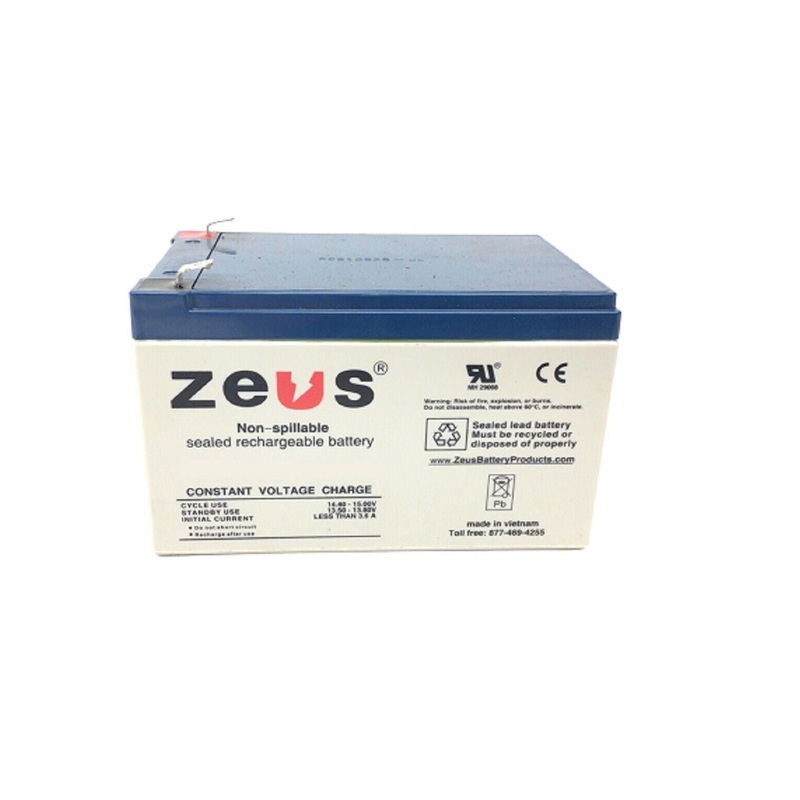 Used Matrix Fitness Elliptical Sealed Lead Acid Rechargeable Battery 12V 0000084267