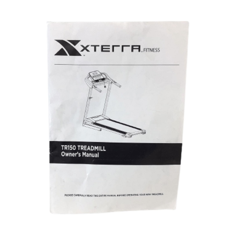 Xterra Fitness TR150- 450887 Treadmill User Owner’s Manual