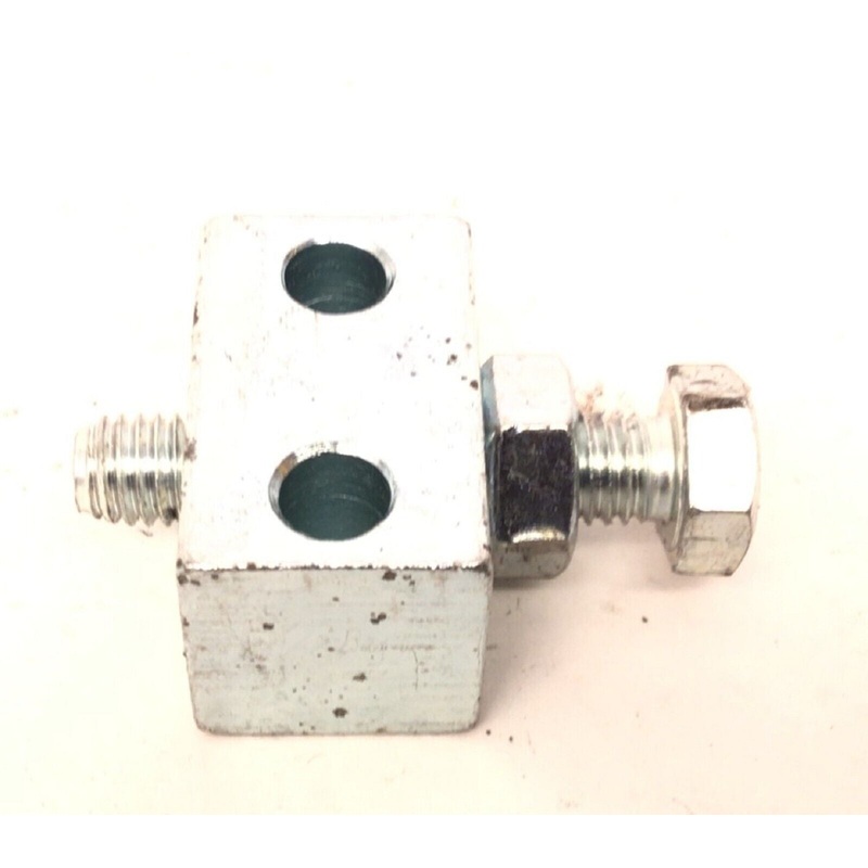 True Fitness 400P Treadmill Adjustment Block with Hex Bolt & Jam Nut