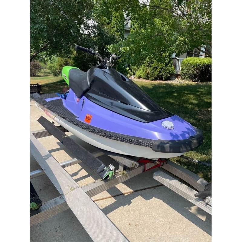 1994 Working Yamaha Wave Blaster 2 WB701 Jet Ski w Triton PWC Trailer 2 Place