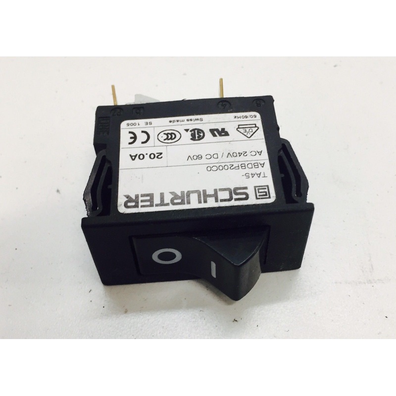 Cybex 750t 751t Treadmill Power Entry Rocker Switch Schurter 240v SW-19667