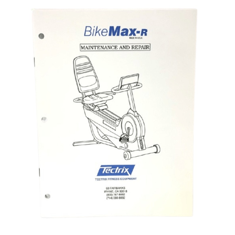 Cybex Tectrix Bikemax R Recumbent Bike Maintenance and Repair LT-03019