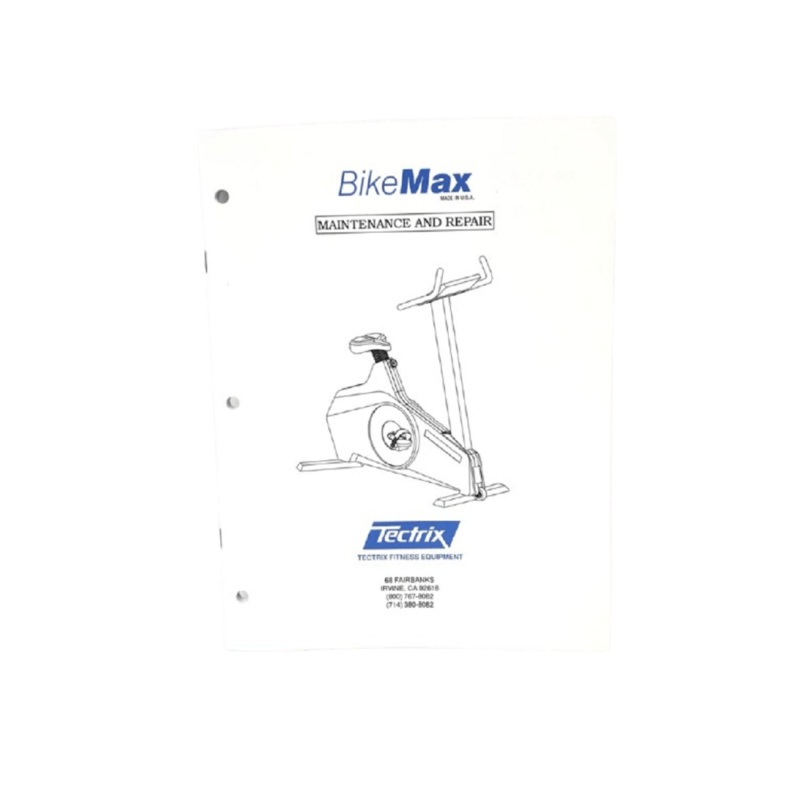 Cybex Tectrix Bikemax R Upright Bike Maintenance and Repair Manual