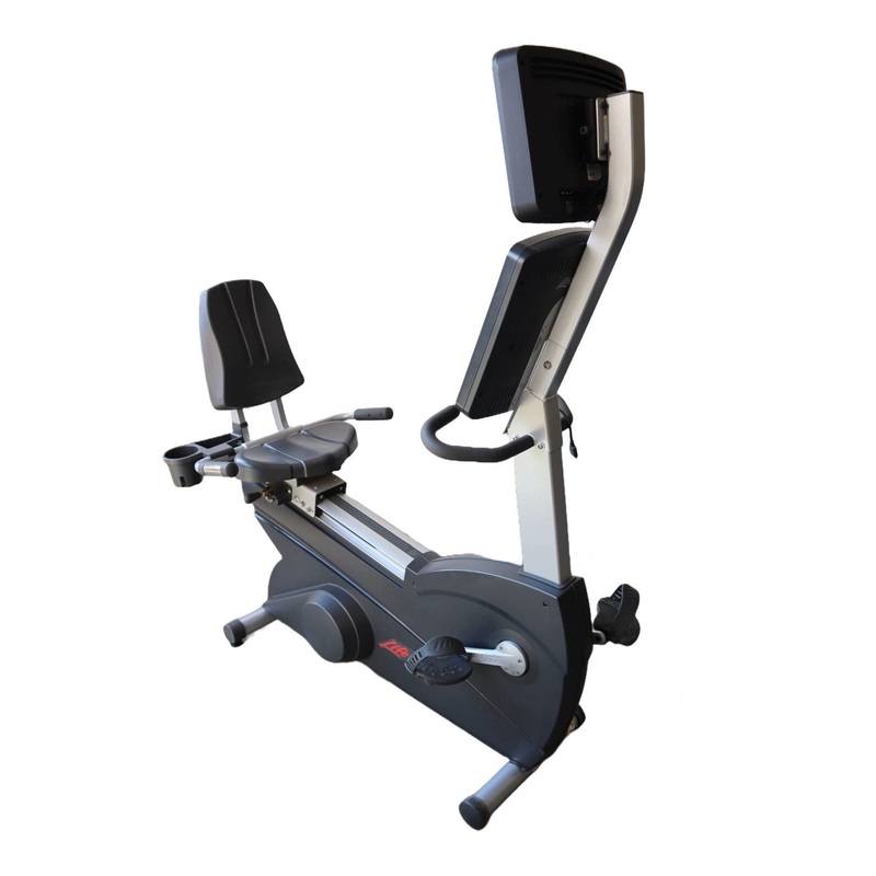 Life Fitness CLSR Club Series Integrity w TV CLI118 Recumbent Stationary Bike