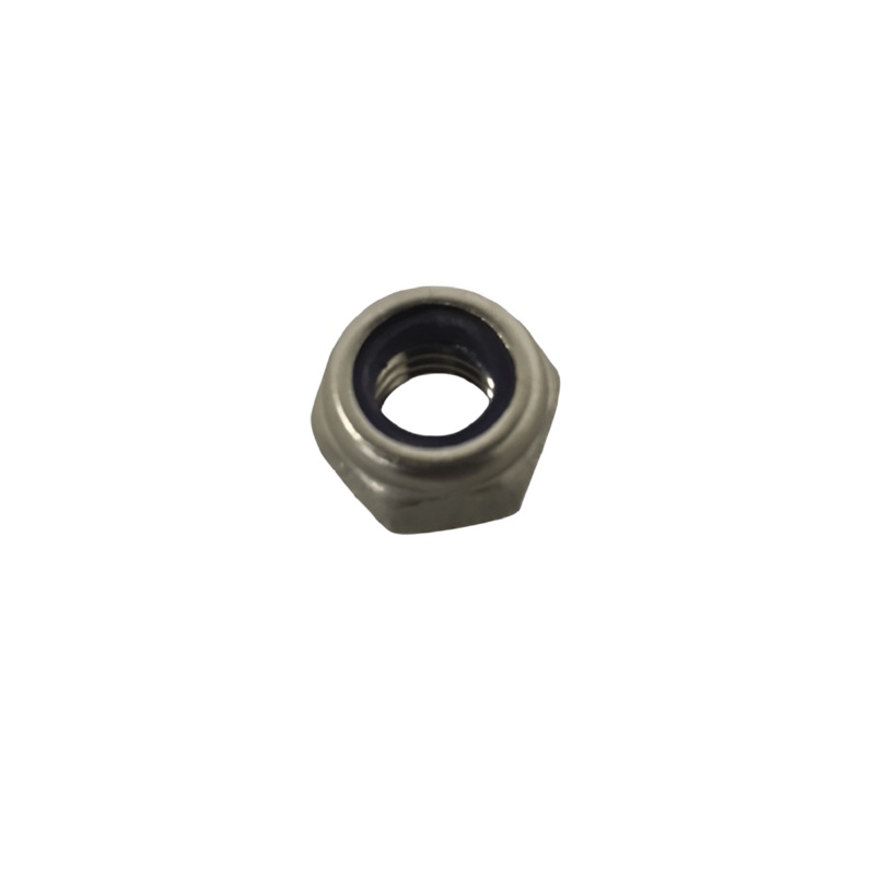 Matrix Stationary Bike Nylon Lock Nut Stainless Steel M8 x 1.25P 1000412257