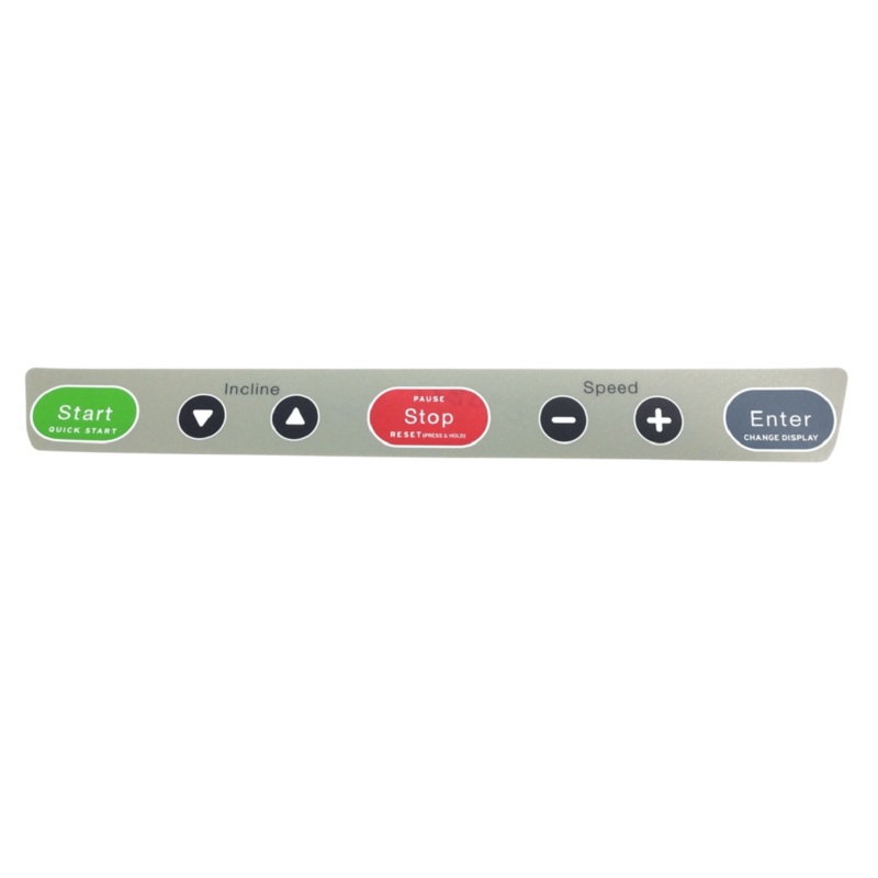 True PS300 PS100 PS800 PS900 TPS300-1 Treadmill 7 Key Keypad Membrane 9RT1004