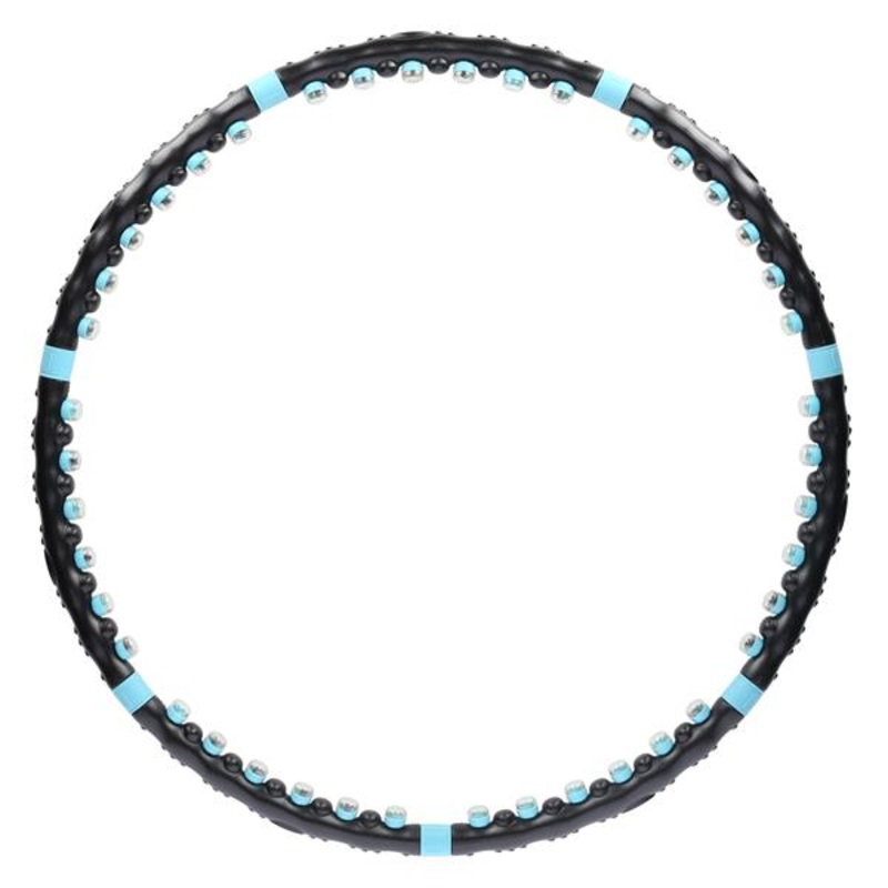 HMS HHP006 BLACK-BLUE Hula Hop masujcy z magnesami 98 cm