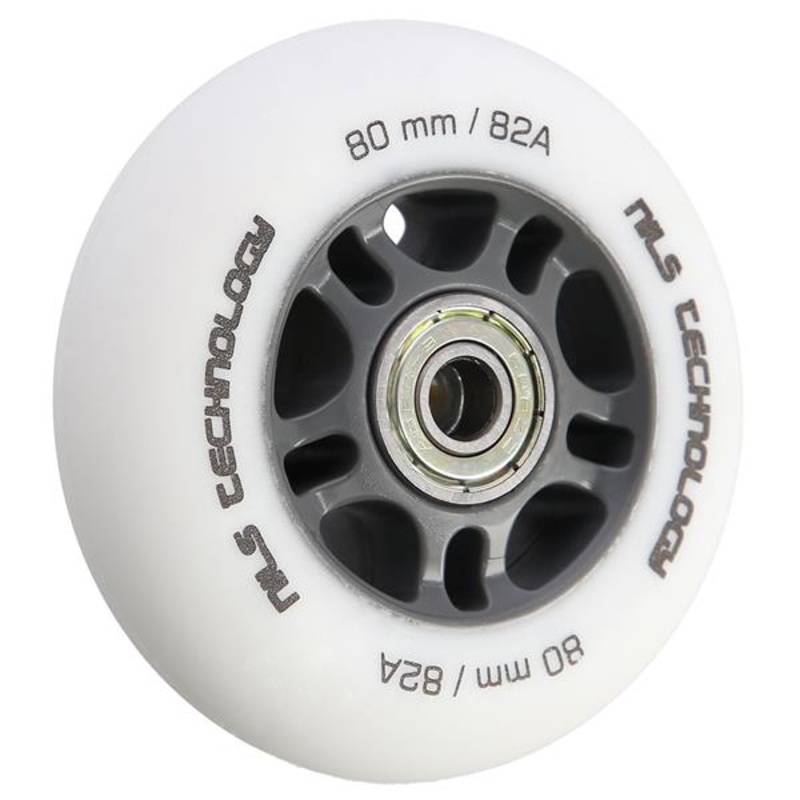 PU 80×24 82A BIAE MATOWE (4 szt.) + ABEC-9  (8 szt.) ZESTAW NILS EXTREME