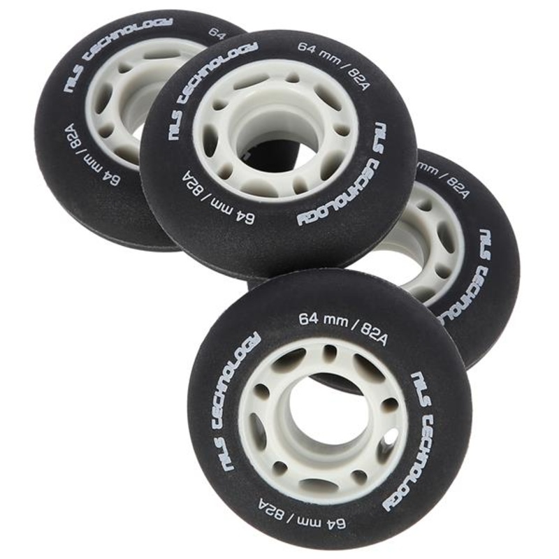 PU 64×24 82A CZARNE MATOWE KKA (4 szt.) NILS EXTREME