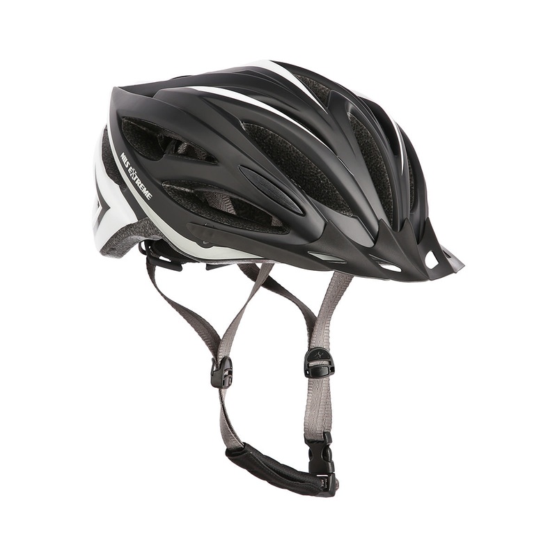 MTW202 CZARNO-BIAY ROZM. M (53-58CM) KASK NILS EXTREME