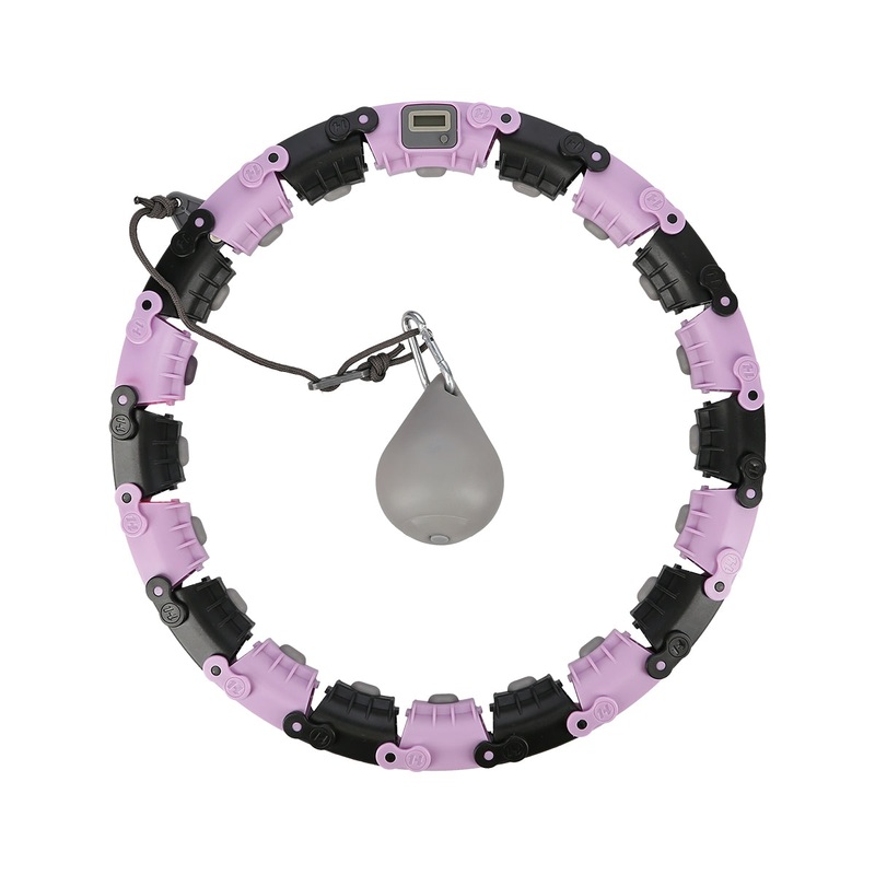 FH04 VIOLET/BLACK HULA HOP Z OBCINIKIEM I LICZNIKIEM STOCK