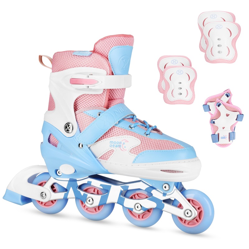 NA0189 ZESTAW LED YWOROLKI OCHRANIACZE MOONBEAM BIAE ROZM. S(31-34) NILS EXTREME