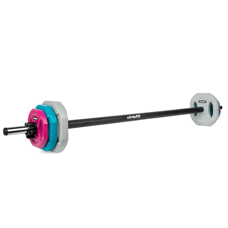 VIRTUFIT ZESTAW PUMP DO AEROBIKU PRO GUMOWY – 20 KG – KOLOROWY